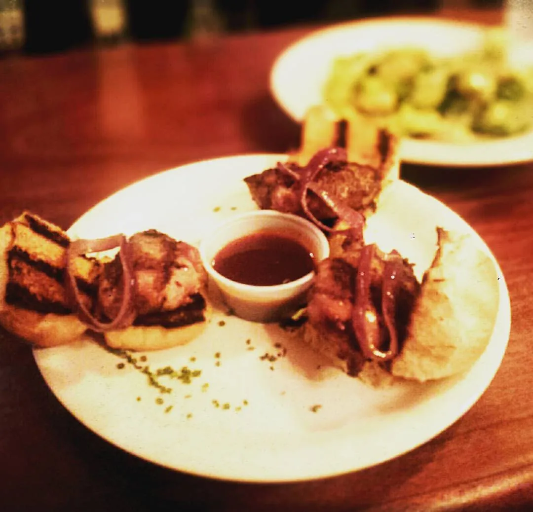 Bacon Wrapped Quail Breast Sliders