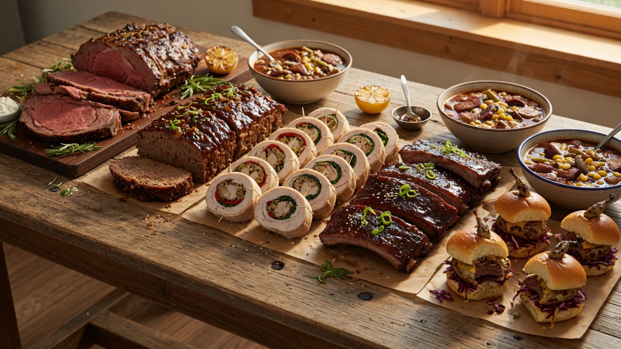 Build Your Own Menu — catering spread