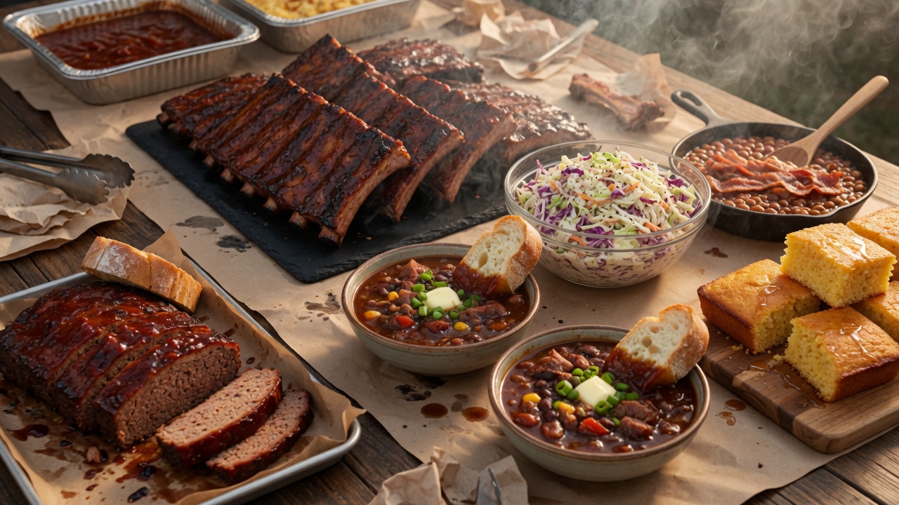 Pitmaster Tasting Experience — catering spread