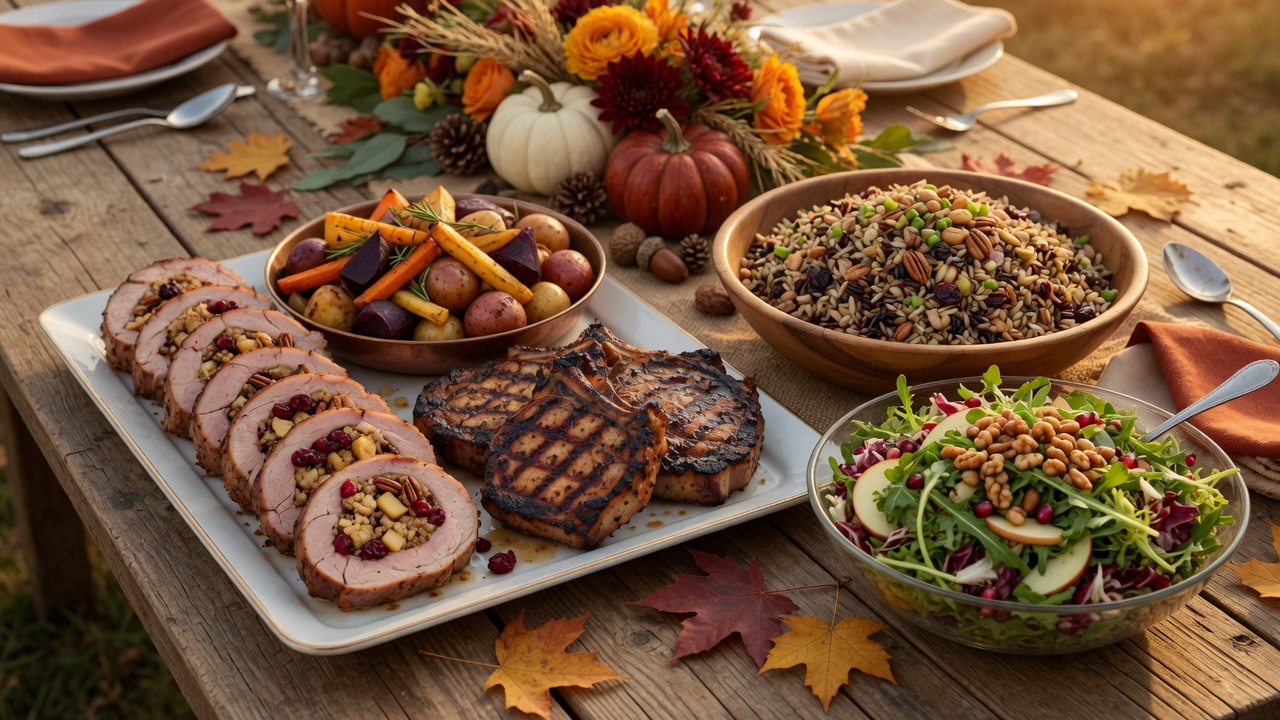 Smokehouse Buffet — catering spread