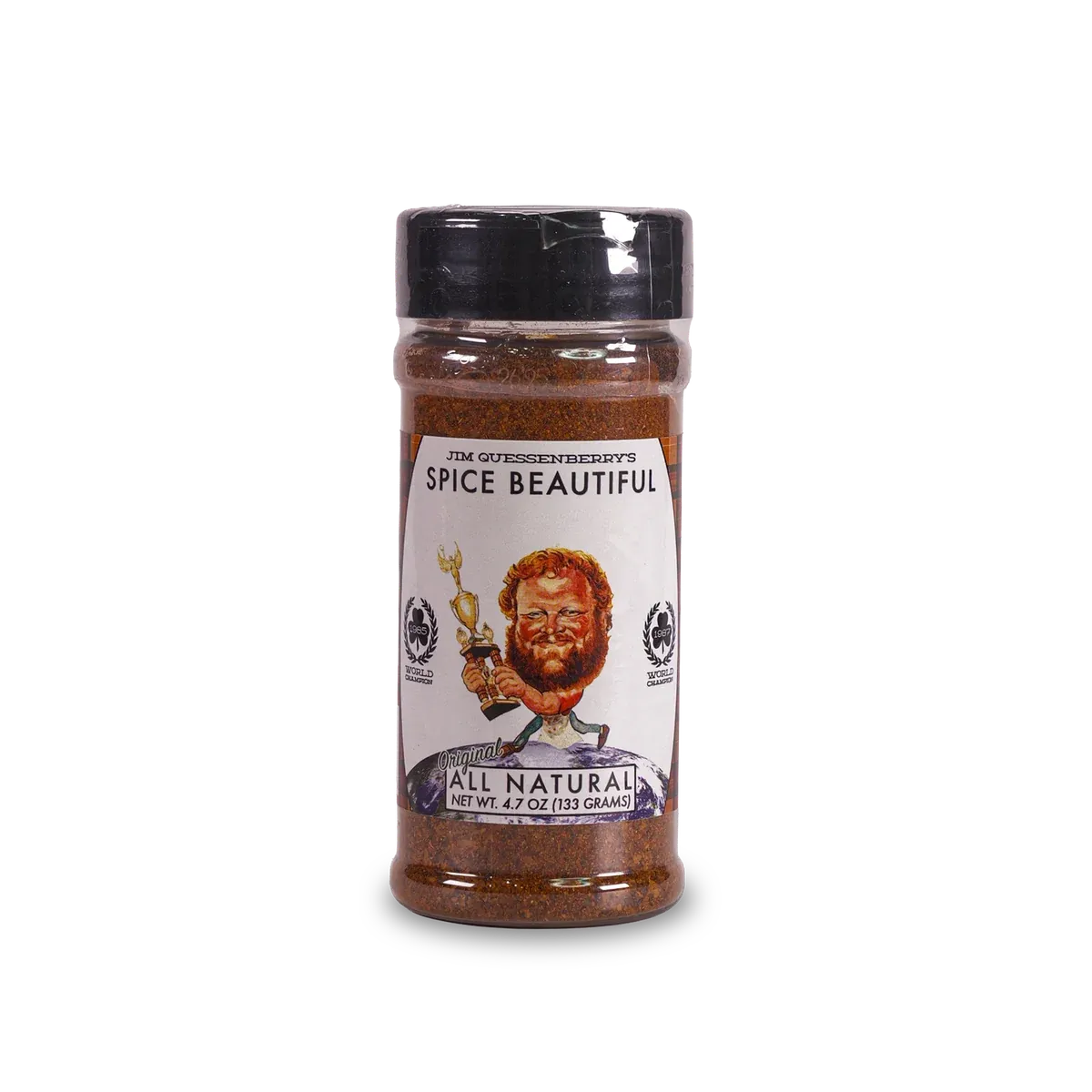Spice Beautiful Original rub shaker, front label