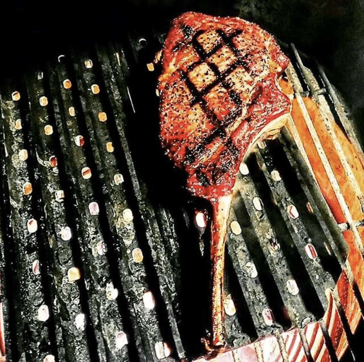 Nothing like a bone in ribeye to brighten up this hump day! Thanks for the eye candy,